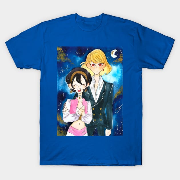 Galaxy Couple T-Shirt by reigncore